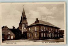 29378 W3120 Wittingen , Niedersachs - Am Markt Rathaus und Kirche