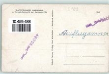 52396 W5169 Mariawald , Abtei 1952 - Rürsee Schwammenauel-Eifel Bootanlegestelle Staudamm Ausflugsboot Ruderboot