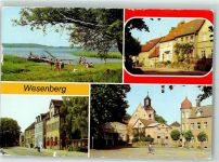 17255 O2084 Wesenberg , Meckl - Woblitzsee Am Markt Mittelstraße