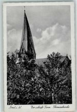 59494 W4770 Soest , Westf - Der schiefe Turm Thomaekirche