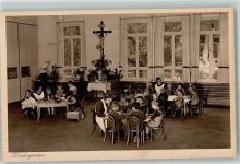 73072 W7076 Schwäbisch Gmünd - Töchterinstitut St.Loreto Kindergarten Kreuz Puppenwiege