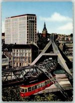 42103 W5600 Wuppertal 1960 - Glanzstoff- Hochhaus Schwebebahn