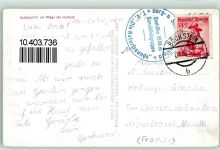 9631 Tröpolach Gebrauchsspuren Schleierfall am Weg ins Naßfeld Stempel Winter