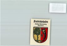 88045 W7990 Friedrichshafen - Vignette Wappen Kaffee Hag ca 1920-1940