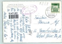 83451 W8235 Piding - Stroblalm Untersberg Übergossene Alm Lattengebirge Fuderheu Hüttenstempel