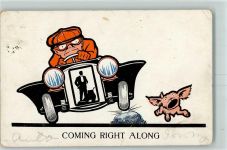 Coming right along AK Auto Humor Gebrauchsspuren