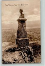 Hauff Denkmal auf dem Lichtenstein AK Schriftsteller