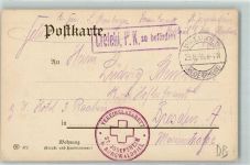 41366 W4056 Waldniel 1915 - WK I Lazarettstempel Vereinslazarett St. Josefsheim bei Burgwaldniel Rotes Kreuz