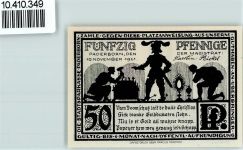 33098 W4790 Paderborn - Notgeld Scherenschnitt