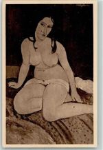 Modigliani Akt Nude Erotik AK Expressionismus