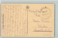 Spa - WK I Lazarettstempel K. Mil.-Genesungsheim Abt. Glashalle