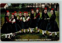 Kunstverlag Bäcker Nr. 2755 - Tanzprobe der Schwälmer Mädel Trachten Schwälmer