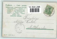 Liebespaar im Ruderboot - Serie Kahnpartie Nr. 3 AK Ruderboot 1905