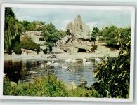 W2000 Hamburg Das große Panorama AK Gute Erhaltung Zoo