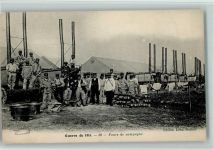Guerre de 1914 - Fours de campagne - AK WK I