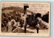 Gebet am Wegekreuz - Idylle Nr. 46 AK Elchlepp