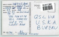 WB6FCR - Al Crespo , San Marino, Californien - Eisenbahn Qsl-Karte