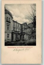 21521 W2055 Friedrichsruh b Hamburg 1905 - Schloß Friedrichsruh Haupteingang
