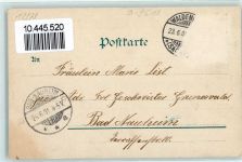 08396 O9611 Waldenburg , Sachs 1901 Gebrauchsspuren