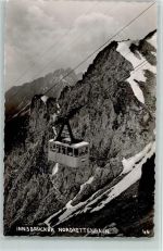 Innsbrucker Nordkettenbahn , Verlag Holy 46, gute Erhaltung AK Bergbahn