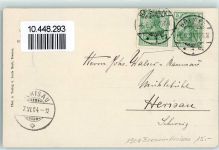 28195 W2800 Bremen 1904 - Freihafen Segelschiffe Verladekräne