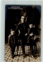 Serie 1911-4 S.M. Alfonso XIII und seine Söhne AK Verlag Moos Adel Spanien Foto AK
