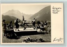 Mayrhofen Schuhplattler Zither AK Volkstanz Foto AK