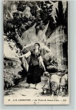Lenepveu - Vision Träume - La vision de Jeanne de Arc AK Künstler Künstlerkarte