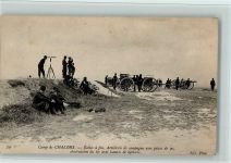 Chalons Camp - Artillerie de campagne - Observation Artillerie WK I