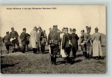 Nr. 3523 Kaiser Wilhelm II bei den Schweizer Manövern 1912, gute Erhaltung AK Adel Kaiser Wilhelm II