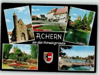 77855 W7590 Achern , Baden - Nikolauskapelle Freibad Stadtgarten