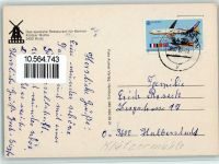 23946 O2421 Klütz - Restaurant Klützer Mühle Windmühle Innenansicht