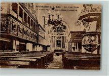 O3520 Schönhausen (Elbe) Kirche Innenansicht, Bismarck wurde hier getauft AK Bismarck