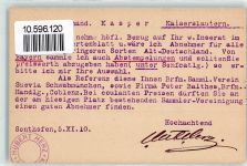 87527 W8972 Sonthofen , Oberallgäu 1910 - Ganzsache