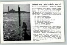 Schenk mir Dein Lächeln - Verlag Franke 64 AK Liederkarte