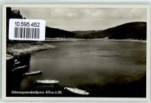 76596 W7564 Forbach , Baden - Landpoststempel Schwarzenbach Talsperre Boote