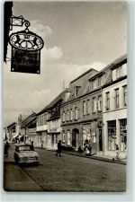 19399 O2862 Goldberg , Meckl - Friedensstraße Häuser-Schild