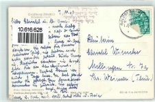 19399 O2862 Goldberg , Meckl - Friedensstraße Häuser-Schild