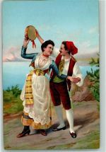 Stengel Nr. 19848 - Tanz AK Trachten Italien 1905