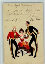 Charmant zum Tanz bitten 1899 AK Hegedüs-Geiger, R. - H.G.R.