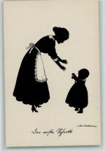 Mutter und Kind, der erste Schritt - Verlag G.K.V.B. Serie 499-2 AK Gute Erhaltung Alt-Stutterheim, Ov. Künstlerkarte