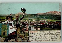 9020 Klagenfurt 01.Bez.:Innere Stadt Gebrauchsspuren Tracht