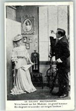 Fotostudio Serie Le Galant Photographe AK Fotoapparat 1906