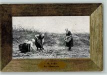 von Sadee im Schmuckrahmen - Landwirtschaft - gute Erhaltung Gemälde