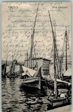 34100 Trieste / Triest / Trst - Riva Carciotti Hafen Fischerboot
