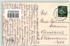 W8580 Bayreuth Haus der Deutschen Erziehung Stadt mit Hakenkreuz