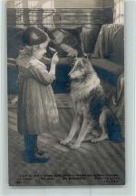 Nr. 7420 Salon de Paris 1914 - Schlomka - Die Brotschnitte für den Hund Salon de Paris