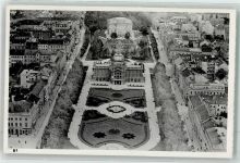 Zagreb Privatfoto AK Vogelschau Ort handschriftlich