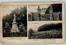 59872 W5778 Meschede - Gefangenen-Denkmal Französischer-Friedhof Eingangstor