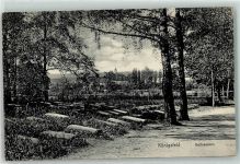 78126 W7744 Königsfeld im Schwarzwald Foto AK Gottesacker Friedhof
